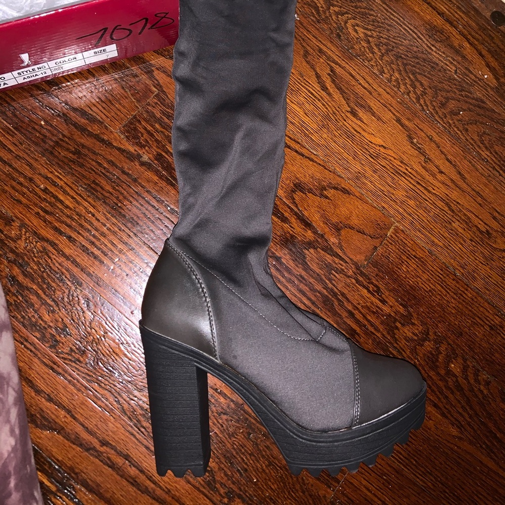 Thigh high boots